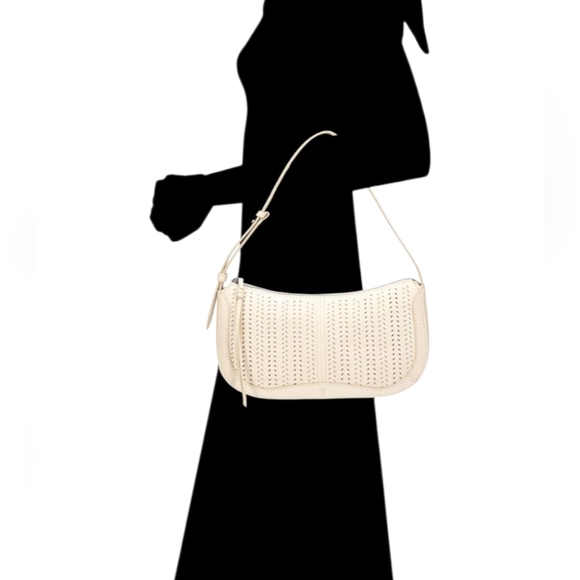 Frye - NEW Genuine Leather Spring/Summer Dainty Stella Baguette Shoulder Bag - Picture 8 of 9